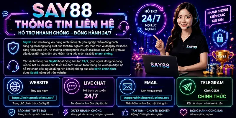 Thông tin liên hệ Say88